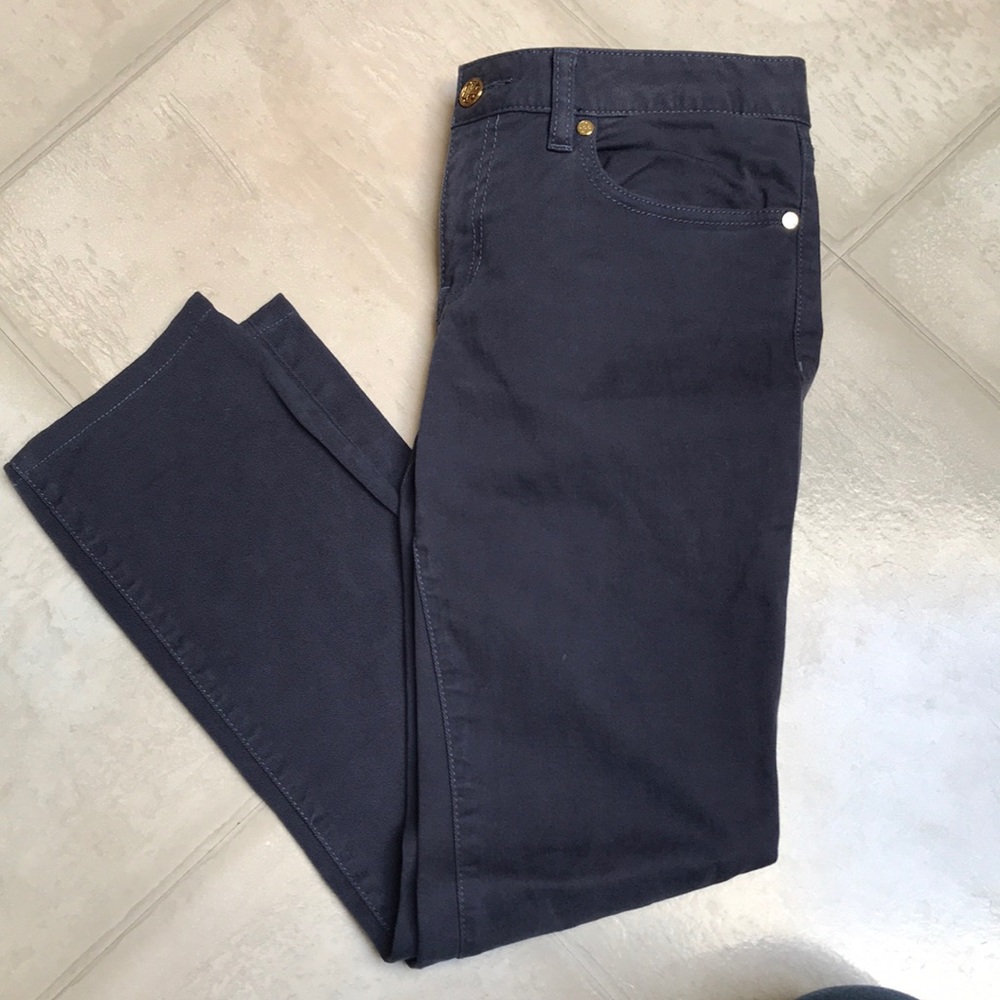 Tory Burch Ivy Super Skinny- Size 27- light blue